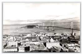 RPPC  San Francisco Oakland Bay Bridge California CA UNP Postcard V10 - £3.12 GBP