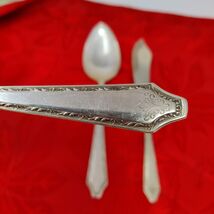 3 pc Serv Pcs Silverplate Wm Rogers ALDEN 2 Serving Spoons N 1 Spreader ... - $14.98