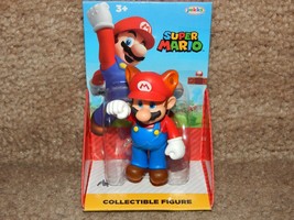 New! Raccoon Mario Super Mario Jakks Pacific Figure Free Shipping - £9.48 GBP