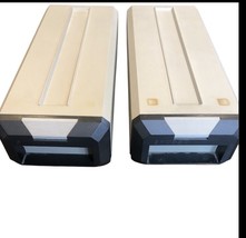 2 Vintage  Posso The Media Box 16 Cassette Tapes  Plastic Storage Cases - $20.21
