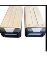 2 Vintage  Posso The Media Box 16 Cassette Tapes  Plastic Storage Cases - $20.21