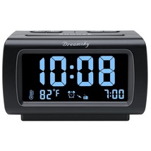 Alarm Clock Radio For Bedroom - Fm Radio Clock With Battery Backup, Usb ... - $46.99