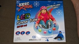 32&quot; MULTI-COLOR LIGHTS SNOW TUBE LED Epic Xtreme Child Kids Tween Winter... - £28.41 GBP