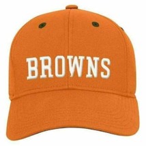 Baseball Hat Toy NFL Cleveland Browns Orange Fitted Cap Kids-size OS - £13.43 GBP