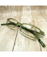 EyeBro Optix Green Rectangular Eyeglasses FRAMES - EO-5036 48-16-140 NWO... - $32.62