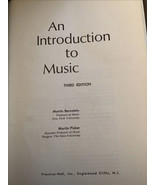 An Introduction to Music, third edition, Martin Berstein/Picker, Hardcover - $14.85