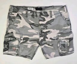 Surplus Tex Airborne Vintage Camo Cargo Short 3XL 44x8 100% Cotton Butto... - $23.22
