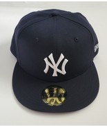 New York Yankees New Era 5950 Fitted Hat Adult Size 7 1/2 - £31.38 GBP