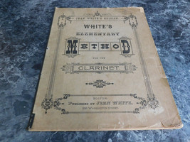 White&#39;s Elementary Method for the Clarinet - £0.76 GBP