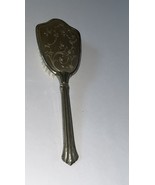 Vintage Dressing Table Vanity Brush For Hair Care Long Metal Floral Patt... - $68.37 CAD