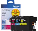 Brother LC1033PKS, LC-103, Innobella High-Yield Ink, 600 Page-Yield, 3/Pack - $50.58