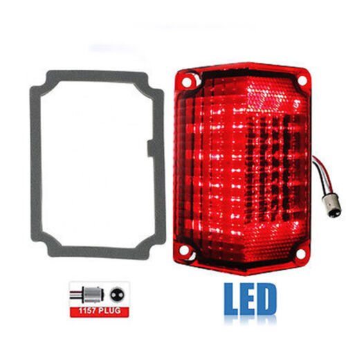 68 69 Chevy El Camino Red LED LH Side Tail Brake Turn Signal Light Lens & Gasket - £37.88 GBP
