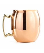 100% Copper Drinking Glass Mug Cup With Brass Handle, 480ml, 1Piece - $23.66