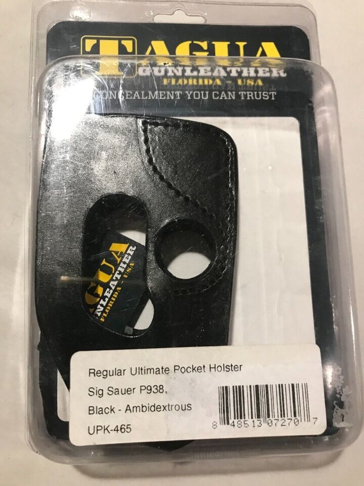 Tagua Ultimate Pocket Holster for Sig P-938 Black Ambidexterous - $28.01
