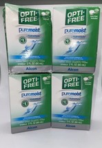 4 Alcon OPTI-FREE Puremoist Contact Lens Hydraglyde Solution Exp 4/30/24... - £24.92 GBP