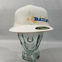 NWT Bailey Scrolls With Embroidery 210 Fitted by Flexfit White Baseball Hat - £19.26 GBP
