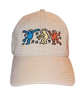 Keith Haring Mad Engine Dancing Figures Art Adjustable Khaki Strap Back Hat - €15,12 EUR