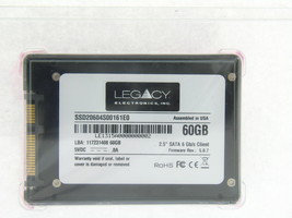 Legacy Electronics Inc 60GB 2.5&quot; SSD SATA SSD20604S00161E0 - £49.80 GBP