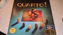 QUARTO! Wooden Board Game  Vintage 1993 Gigamic - Mensa Select -Complete - £31.15 GBP