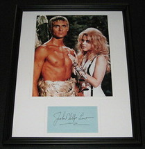 John Phillip Law Signed Framed 11x14 Photo Display Barbarella w/ Jane Fonda - £78.94 GBP