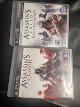 Lot Of 2 Assassin&#39;s Creed Brotherhood+ Assassin&#39;s Creed Ii PS3 ( Play Station 3) - £6.22 GBP