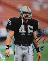 Todd Christensen (d. 2013) Signed Autographed Glossy 8x10 Photo - Oakland Raider - £31.41 GBP