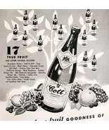 1953 Colt Black Cherry Soda Real Fruit Advertisement Pop Carbonated Drin... - $29.99