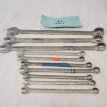 Snap On Tools 10 Pc SAE 12 Point Combination Wrench Set - Lot 406 - £162.67 GBP