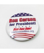 2016 Ben Carson for President Run Ben Run 2.25&quot; Campaign Pin - $184.76 MXN