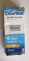 Clearblue Early Digital Pregnancy Test 6 Days Sooner 3 Tests (EXP 03/31/26) - £7.25 GBP