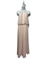 levkoff pink chiffon maxi length formal dress Size 8 - £27.24 GBP