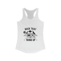 NWOT Women&#39;s Black &quot;Back That Thing Up&quot; Illustrative Print Tank Top M - £20.53 GBP+