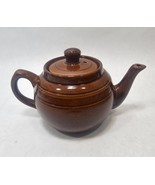 Vintage 1980s Single Serving Brown Ceramic Teapot Good Condition - €10,23 EUR