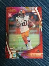 51U~ 2021 Panini Absolute Anthony Schwartz Red Squares RC /499 Browns - £3.90 GBP