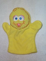 SESAME STREET STUFFED PLUSH TERRYCLOTH TERRY BIG BIRD HAND PUPPET WASHCL... - £17.38 GBP