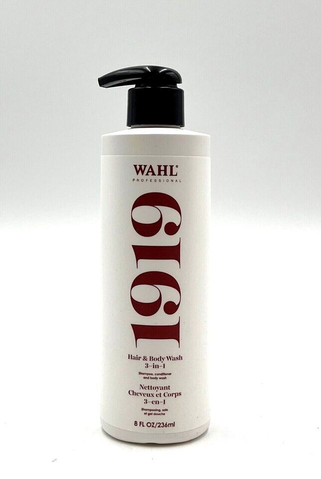 Wahl 1919 Hair & Body Wash 3-In-1 Shampoo/Conditioner/Body Wash 8 oz