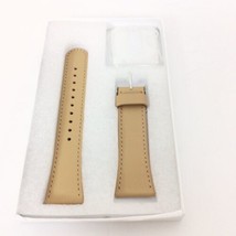 Wfeagl Leather Replacement Watch Band FitBit Versa Fitness Watch Camel Silver  - £8.94 GBP