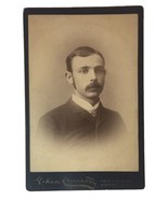 Antique Cabinet Card Late 1800s Photo of Man by M. Kets Kemethy Washingt... - £15.75 GBP