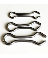 100 &quot;Long Stainless Eyelet Eyes&quot; Steel Lead Sinker Weight #1 #2 #3 Do-It... - £18.85 GBP
