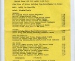 1958 Humboldt Cafe Restaurant  Menu Humboldt Nevada  - $13.86