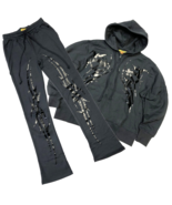 CKEL Thunder Fleece Jogging Set, Hoodie and Stacked Flare pant / Color: ... - $137.53 CAD