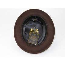 Mens Bruno Capelo Dress Hat Australian Wool Crushable Pork Pie Jazz PP101 Brown image 4