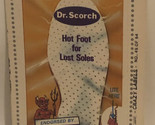 Dr Scorch Vintage Crazy Labels Fleer 1979 Hot Foot For Lost Soles - £2.32 GBP
