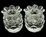 Heavy Glass Pineapple Candle Holders, Pineapple Shape, Made in Taiwan, V... - $29.35