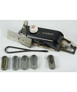VINTAGE BUTTONHOLE ATTACHMENT SINGER Buttonholer Model W654321N with 5 p... - $25.57 CAD