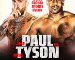 Jake Paul VS Mike Tyson Poster Boxing Fight Match Event Art Print 11x17 ... - $11.90+