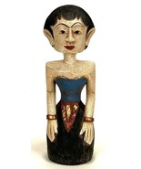 Javanese Wedding Asst Sculpture Indonesia Art Carved Wood-16&quot; Tall - €102,24 EUR
