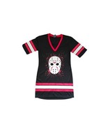 Friday the 13th Jason Voorhees Bloody Hockey Jersey Dress Women&#39;s Sz M H... - $26.05 CAD