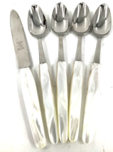 Altosil Deluxe Grapefruit Spoons Knife Set Stainless MCM German Swirl Ha... - $49.49