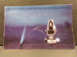 1963 Dodge Custom 880 Dodge 880 Sales Brochure - $73.87 CAD